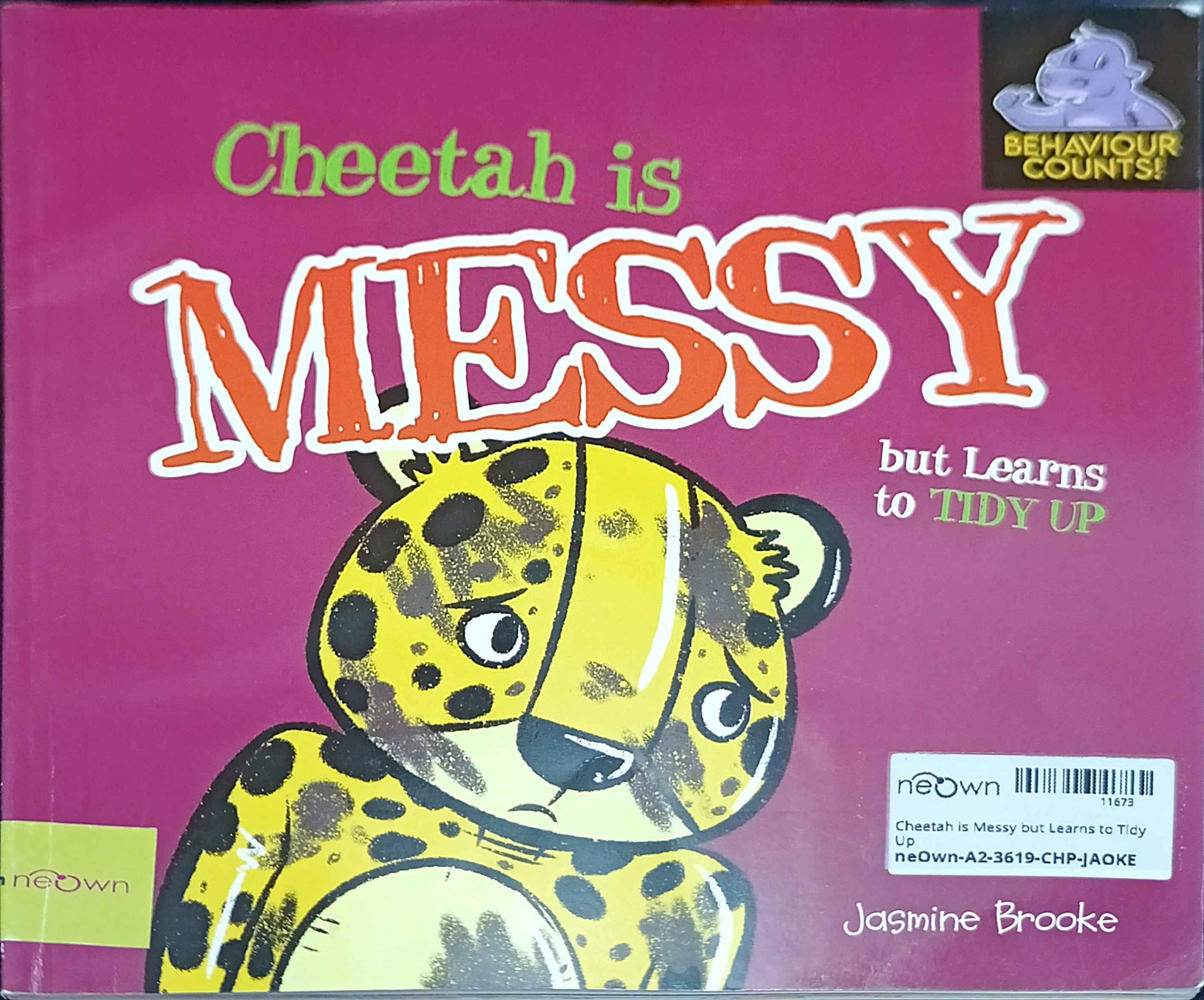 Behaviour Counts!: Cheetah is Messy But Learns to Tidy Up