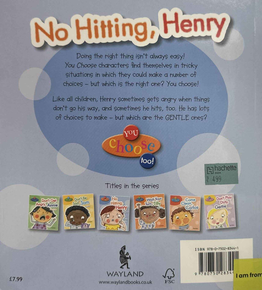 You Choose: No Hitting, Henry Don't Hurt