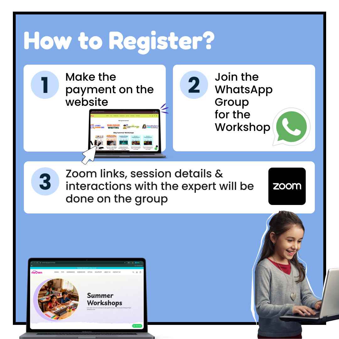 [13th-14st June] Comic Making - Beginner Summer Workshop: neOwn x Ritu Desai | Learn Comic Creation, Storyboarding & Dialogue for 8–13 yrs | Online Workshops for Kids
